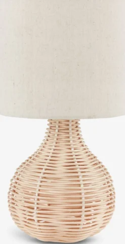 Lampa stołowa HELMER Ś17xW32cm naturalny