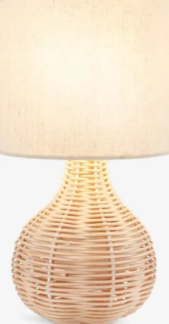 Lampa stołowa HELMER Ś17xW32cm naturalny