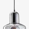 Lampa wisząca KORNELIUS Ś20xW22cm szkło