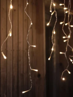 Lampki choinkowe LED SNOTRA sopel 240 LED wyłącznik czasowy