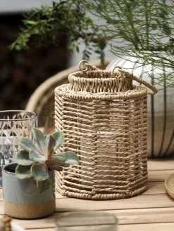 Latarnia MANDRUP Ś15xW20cm naturalny