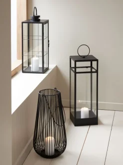Latarnia VILLADS S20xD20xW50cm czarny