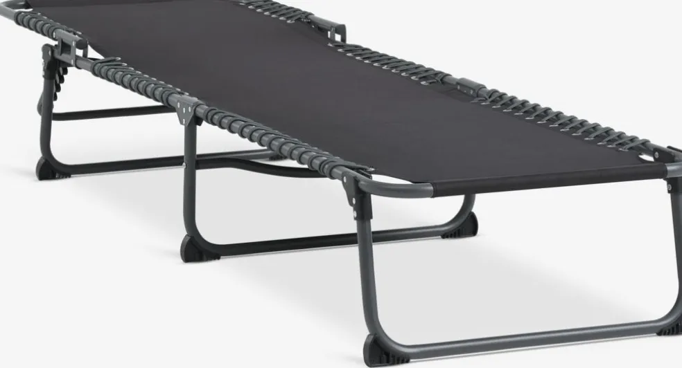 Leżak HALDEN S60xD189 czarny