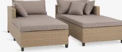 Leżak HALLING S179xD187 naturalny