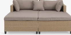 Leżak HALLING S179xD187 naturalny