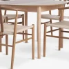 MARSTRAND Ś110 stół dąb + 4 GUDERUP krzesła dąb/naturalny