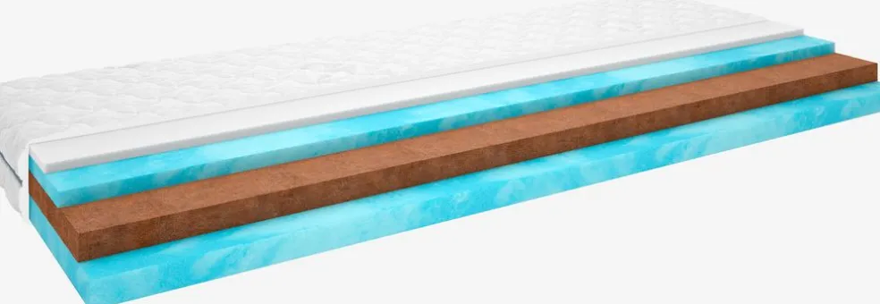 Materac piankowy 80x200 GOLD F35 biały DREAMZONE