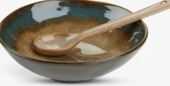 Miska KLAES Ś15cm brązowy ceramika