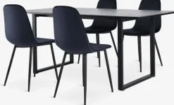 MOSELUND D180 ceramika + 4 BISTRUP granatowy aksamit