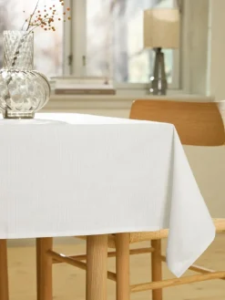 Obrus AGERMYNTE 140x240 naturalna biel