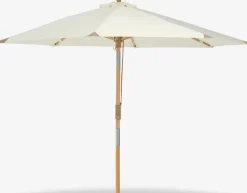 Parasol ogrodowy LEMVIG Ś300 naturalna biel