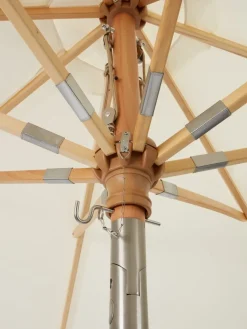 Parasol ogrodowy LEMVIG Ś300 naturalna biel