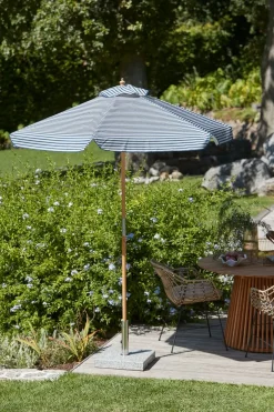 Parasol SMYGEHUK Ś200 naturalny/niebieski