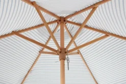 Parasol SMYGEHUK Ś200 naturalny/niebieski