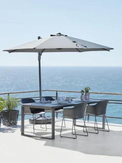 Parasol wiszący TRONDHEIM Ś300 szary