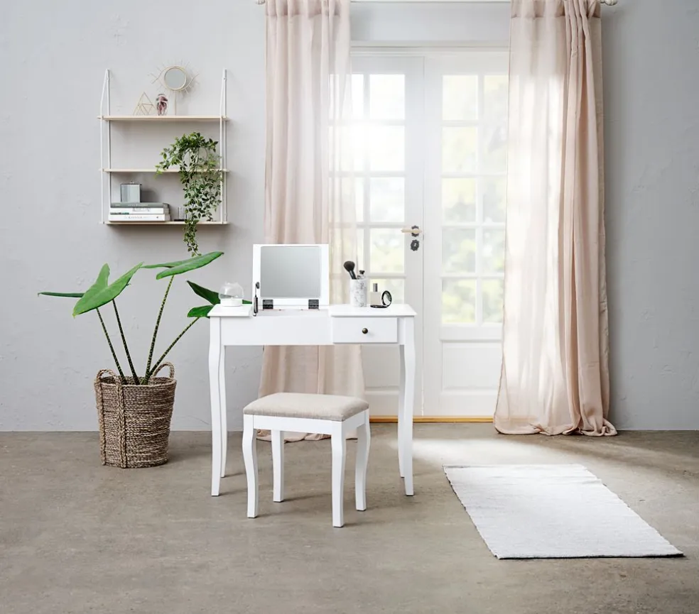 Półka ścienna HEJLSMINDE 3 półek biały/naturalny