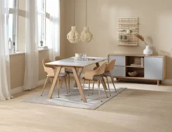 Półka ścienna KETTINGE 6 półek naturalny