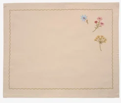 Podkładka CIKORIE 33x42 naturalny/zielony