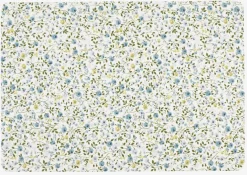 Podkładka FLORA 33x42 niebieski/biały