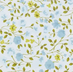 Podkładka FLORA 33x42 niebieski/biały