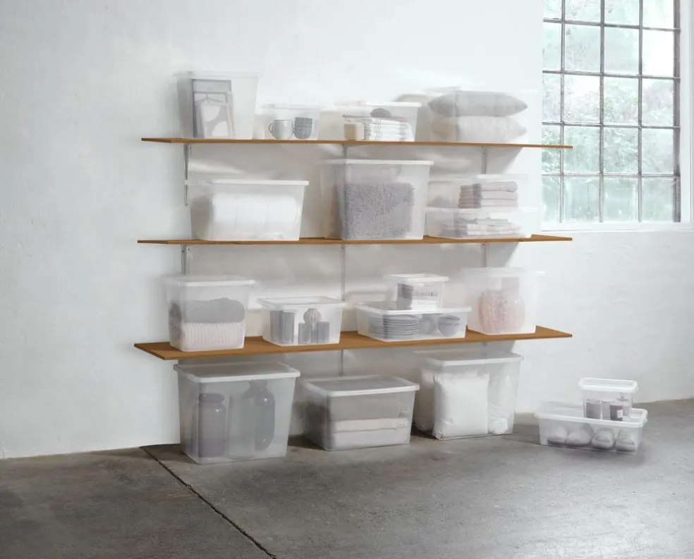 Pojemnik BASIC BOX 31L z pokrywką przezroczysty