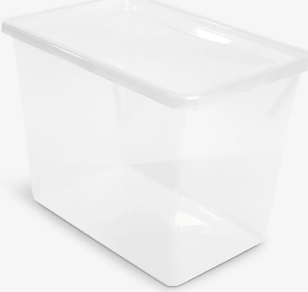 Pojemnik BASIC BOX 80L z pokrywką przezroczysty