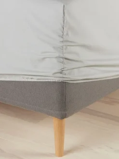 Prześcieradło z gumką DAGNY 90x200x35 jasnoszary