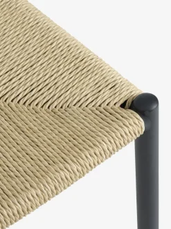 SKOVLUNDE D160 stół naturalny dąb + 4 JYDERUP czarny/natural