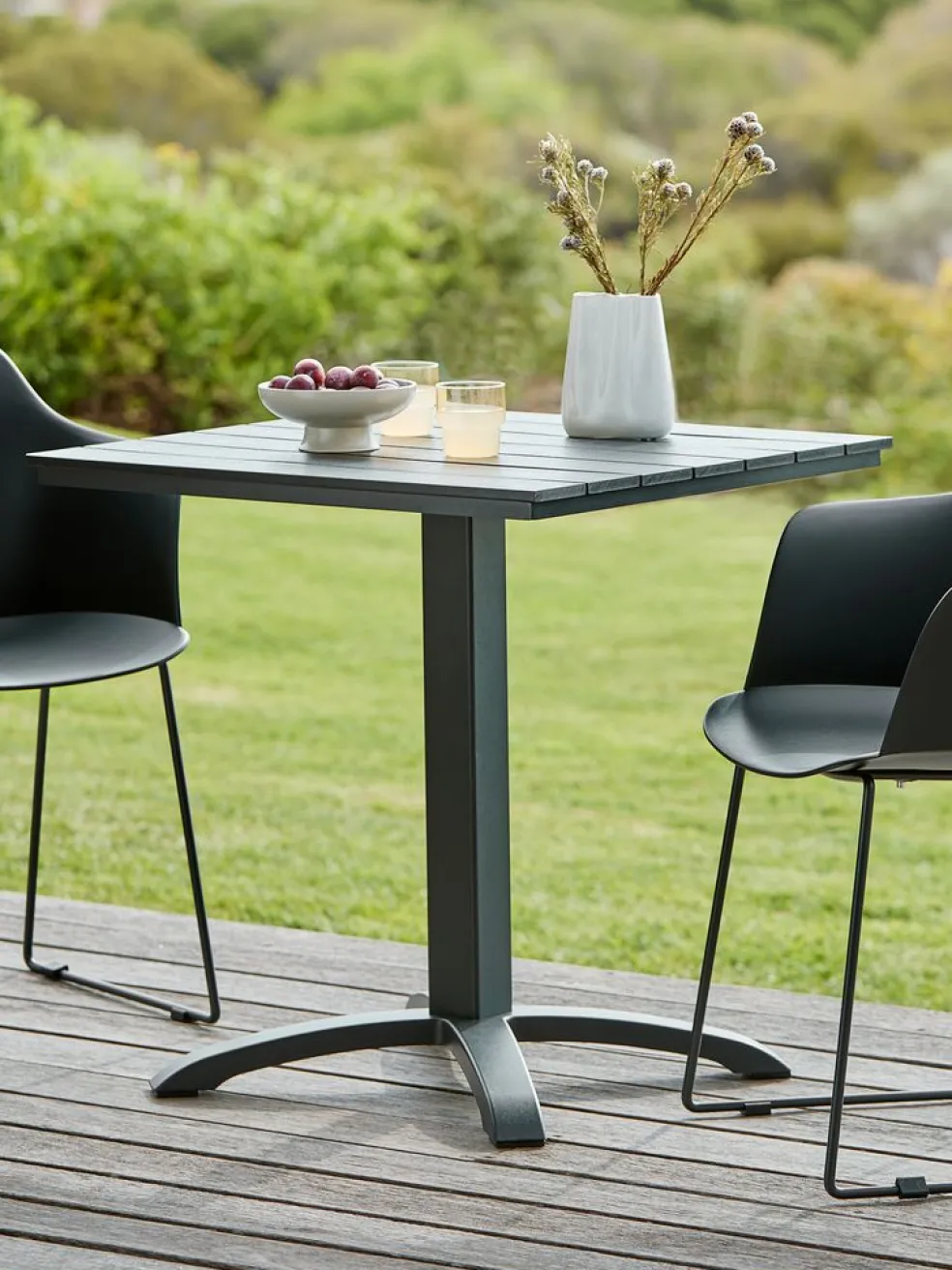 Stół bistro HOBRO S70xD70 czarny