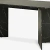 Stół KRONDAL 90x180 kolor marmuru czarny