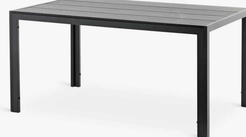 Stół ogrodowy MADERUP S90xD150 czarny