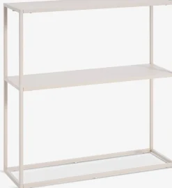Stół-konsola VIRUM 26x80 z półką beżowy