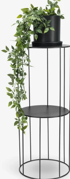 Stojak na doniczkę PELLE Ś25xW60cm czarny