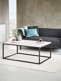 Stolik kawowy DOKKEDAL 75x115 kolor betonu