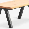 Stolik kawowy SANDBY 60x110 naturalny dąb/czarny