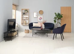 Stolik TV SNESLEV 1 półka czarny