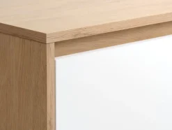 Szafa BILLUND 119x193 biały/dąb