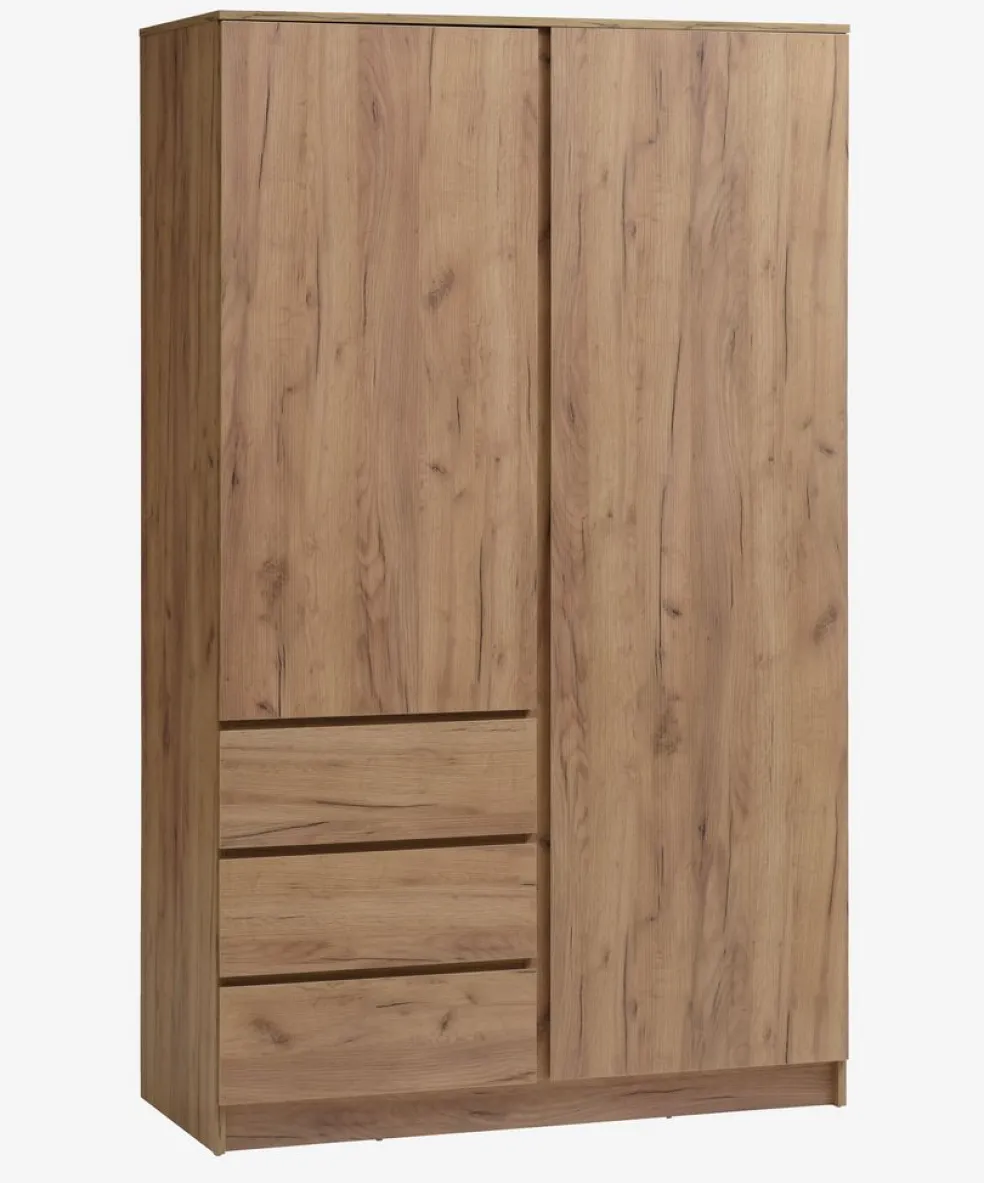 Szafa LIMFJORDEN 120x200 combi naturalny dąb