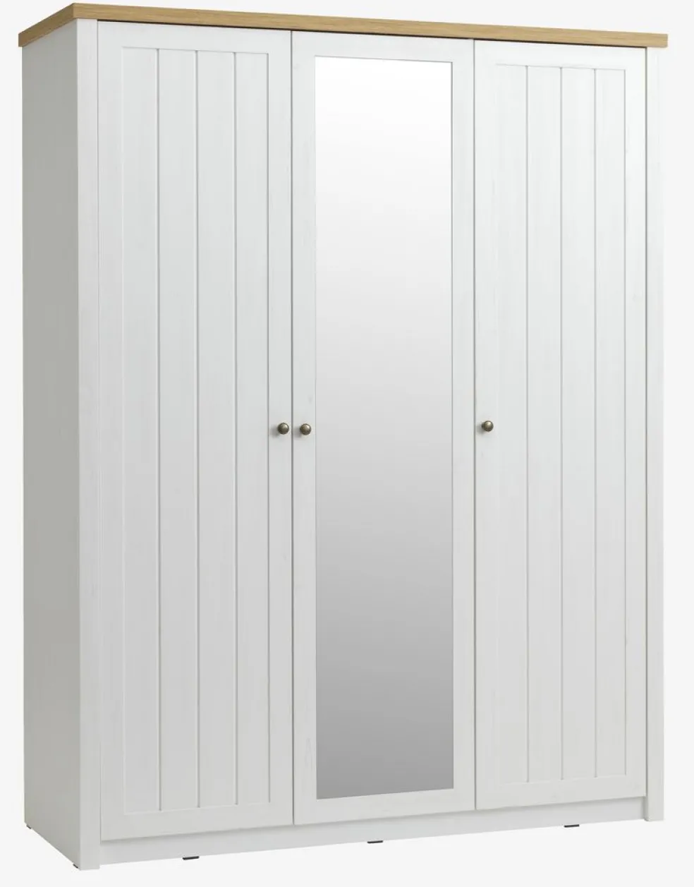 Szafa MARKSKEL 162x210 biały/dąb