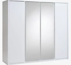 Szafa VEDDE 220x197 z lustrem biały