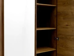 Szafa VEDDE 220x197 z lustrem dziki dąb