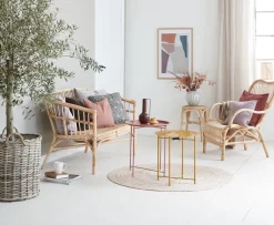 Taboret JUNGHOLM naturalny