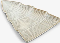 Taca dekoracyjna AUSTRE S25xD18xW2cm porcelana biały