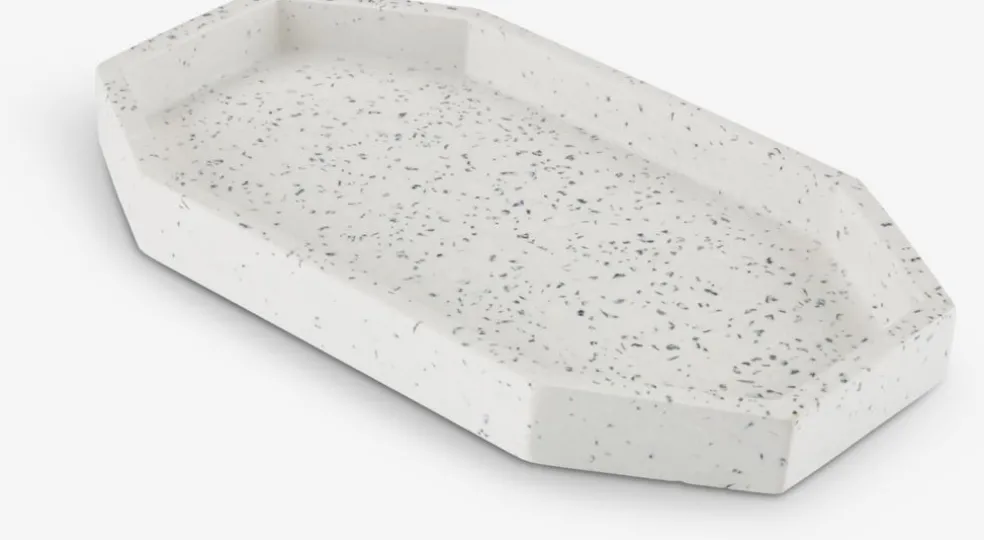 Taca dekoracyjna JESPER S14xD25cm biały
