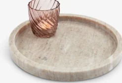 Taca dekoracyjna VALDEMAR Ś25cm marmur