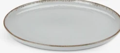 Talerz FERDUS Ś27cm porcelana szary