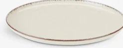 Talerz FERDUS Ś27cm porcelana beżowy
