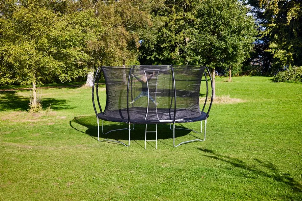 Trampolina FALK Ś426 z siatką zabezpieczającą czarny