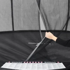 Trampolina FALK Ś426 z siatką zabezpieczającą czarny