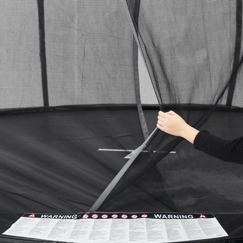 Trampolina FALK Ś305 z siatką zabezpieczającą czarny